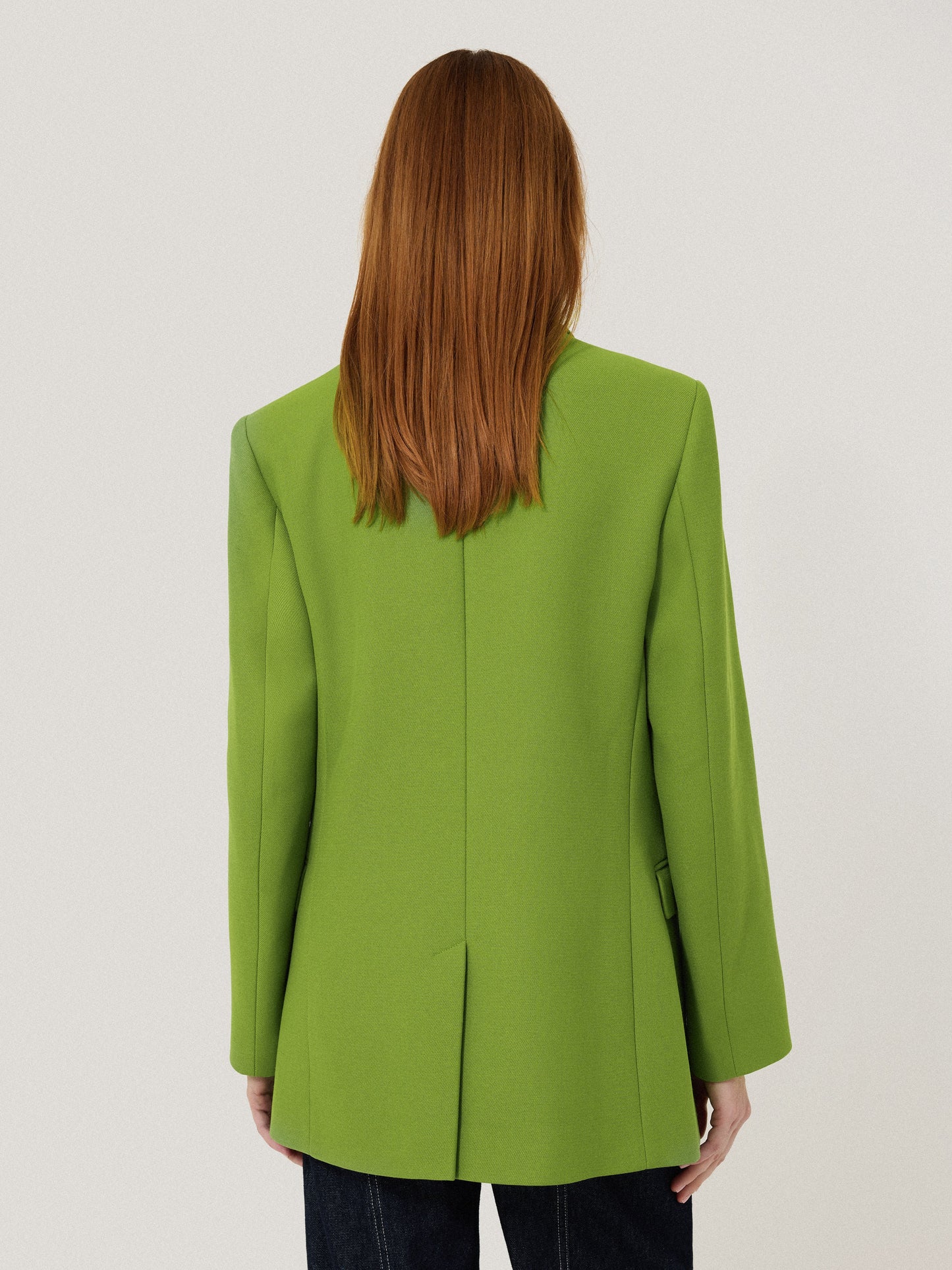 Maciel-Silver Button Military Jacket | Green